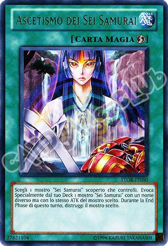 STOR-IT050 Ascetismo dei Sei Samurai rara Unlimited (IT) -NEAR MINT-
