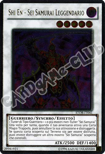 STOR-IT041 Shi En-Sei Samurai Leggendario rara ultimate Unlimited (IT) -NEAR MINT-