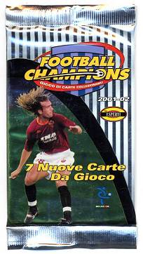 Campionato italiano Serie A 2001-2002 busta 7 carte