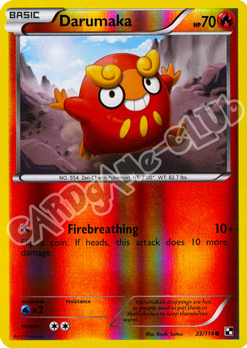 023 / 114 Darumaka comune foil reverse (EN) -NEAR MINT-