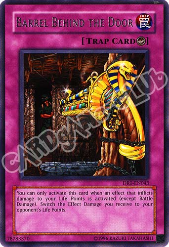 DR1-EN043 Barrel Behind the Door rara (EN) -NEAR MINT-