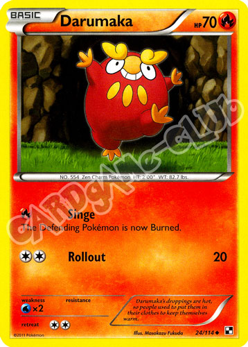 024 / 114 Darumaka non comune (EN) -NEAR MINT-