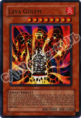 DR1-EN051 Lava Golem ultra rara (EN) -NEAR MINT-