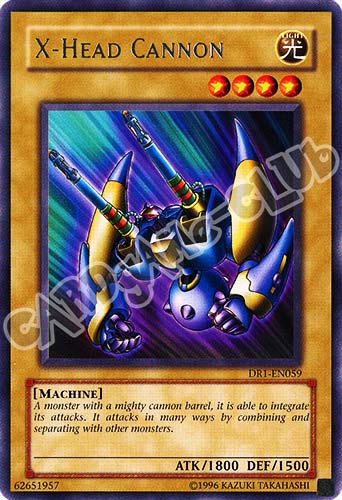 DR1-EN059 X-Head Cannon rara (EN) -NEAR MINT-