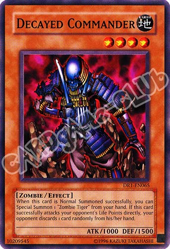 DR1-EN065 Decayed Commander comune (EN) -NEAR MINT-