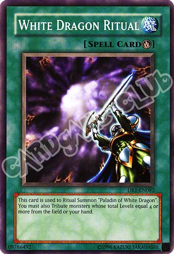 DR1-EN082 White Dragon Ritual comune (EN) -NEAR MINT-