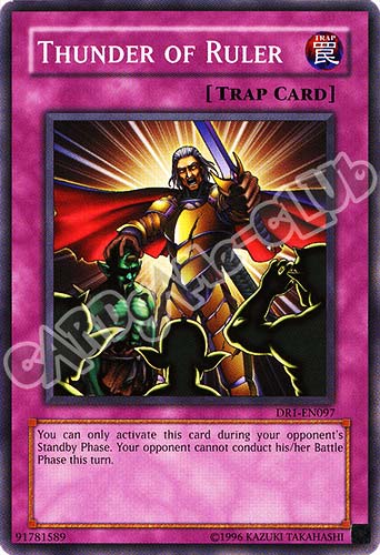 DR1-EN097 Thunder of Ruler comune (EN) -NEAR MINT-