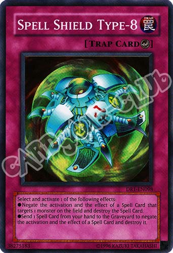 DR1-EN098 Spell Shield Type-8 super rara (EN) -NEAR MINT-