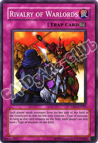 DR1-EN103 Rivalry of Warlords comune (EN) -NEAR MINT-