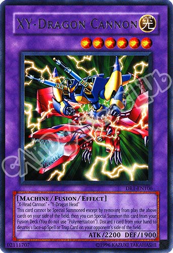 DR1-EN106 XY-Dragon Cannon rara (EN) -NEAR MINT-