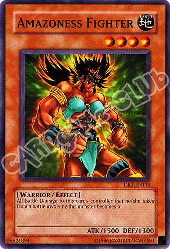DR1-EN115 Amazoness Fighter comune (EN) -NEAR MINT-