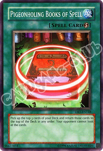 DR1-EN148 Pigeonholing Books of Spell comune (EN) -NEAR MINT-