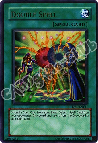 DR1-EN161 Double Spell ultra rara (EN) -NEAR MINT-
