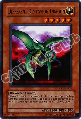 DR1-EN177 Different Dimension Dragon super rara (EN) -NEAR MINT-