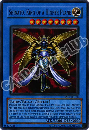 DR1-EN178 Shinato, King of a Higher Plane super rara (EN) -NEAR MINT-