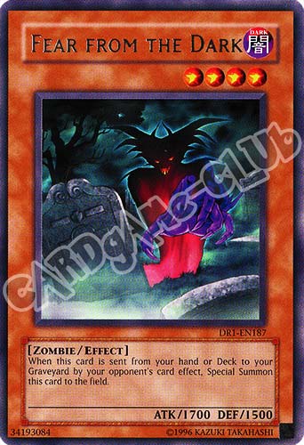 DR1-EN187 Fear from the Dark rara (EN) -NEAR MINT-