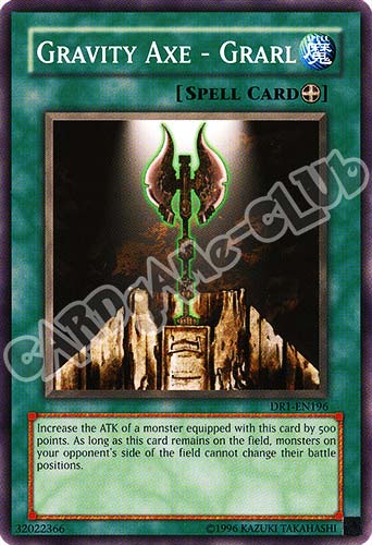 DR1-EN196 Gravity Axe - Grarl comune (EN) -NEAR MINT-