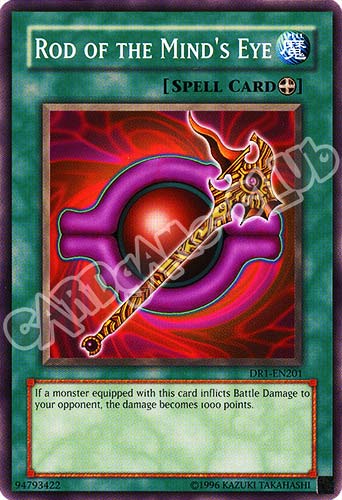 DR1-EN201 Rod of the Mind's Eye comune (EN) -NEAR MINT-
