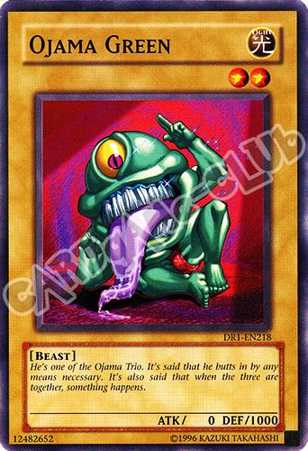 DR1-EN218 Ojama Green comune (EN) -NEAR MINT-