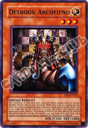 DR1-EN232 Desrook Archfiend comune (EN) -NEAR MINT-