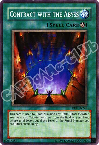 DR1-EN248 Contract with the Abyss comune (EN) -NEAR MINT-