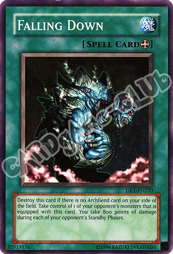 DR1-EN250 Falling Down comune (EN) -NEAR MINT-