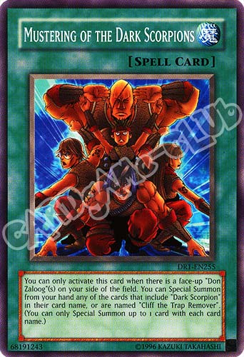 DR1-EN255 Mustering of the Dark Scorpions comune (EN) -NEAR MINT-