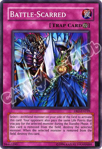 DR1-EN259 Battle-Scarred comune (EN) -NEAR MINT-