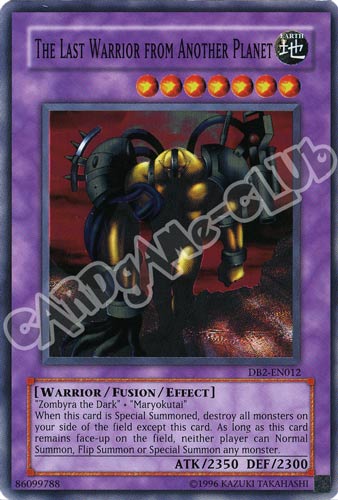 DB2-EN012 The Last Warrior from Another Plane super rara (EN) -NEAR MINT-