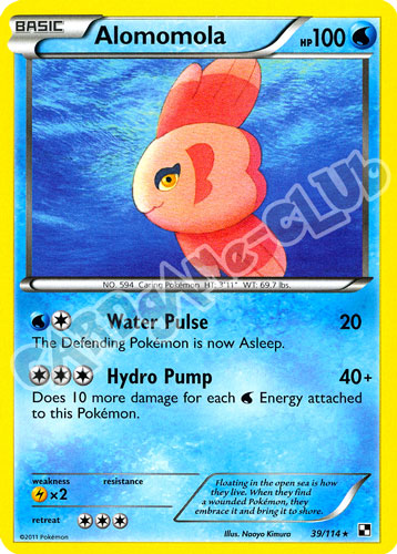 039 / 114 Alomomola rara (EN) -NEAR MINT-