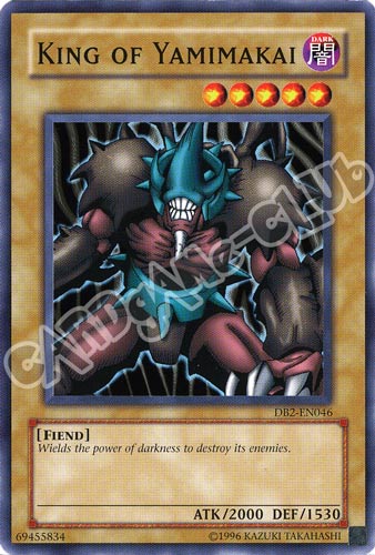 DB2-EN046  King of Yamimakai comune (EN) -NEAR MINT-