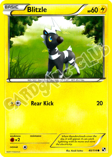 040 / 114 Blitzle comune (EN) -NEAR MINT-