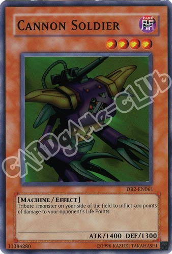DB2-EN061 Cannon Soldier super rara (EN) -NEAR MINT-