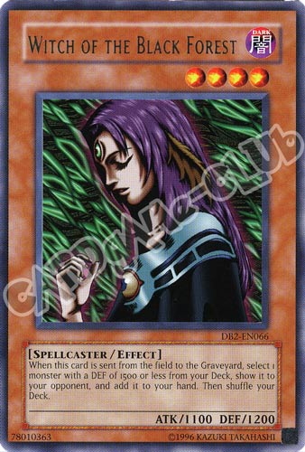 DB2-EN066 Witch of the Black Forest rara (EN) -NEAR MINT-