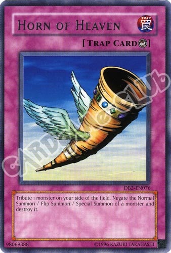 DB2-EN076 Horn of Heaven rara (EN) -NEAR MINT-