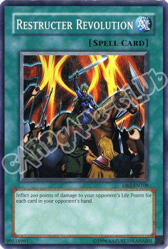 DB2-EN108 Restructer Revolution comune (EN) -NEAR MINT-