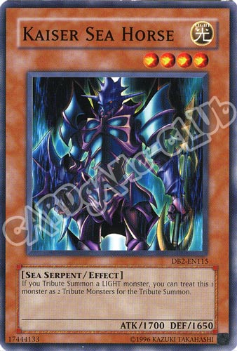 DB2-EN115 Kaiser Sea Horse comune (EN) -NEAR MINT-