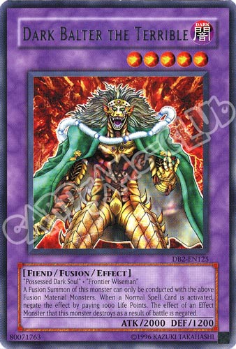 DB2-EN125 Dark Balter the Terrible rara (EN) -NEAR MINT-