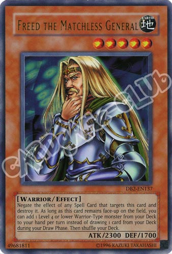 DB2-EN137 Freed the Matchless General ultra rara (EN) -NEAR MINT-