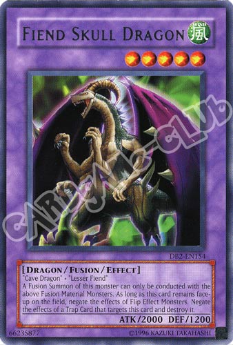 DB2-EN154 Fiend Skull Dragon rara (EN) -NEAR MINT-