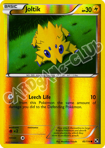 045 / 114 Joltik comune foil reverse (EN) -NEAR MINT-