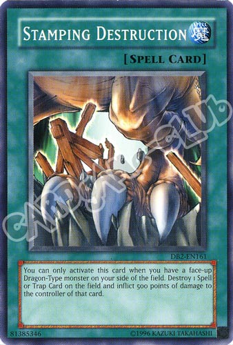 DB2-EN161 Stamping Destruction comune (EN) -NEAR MINT-