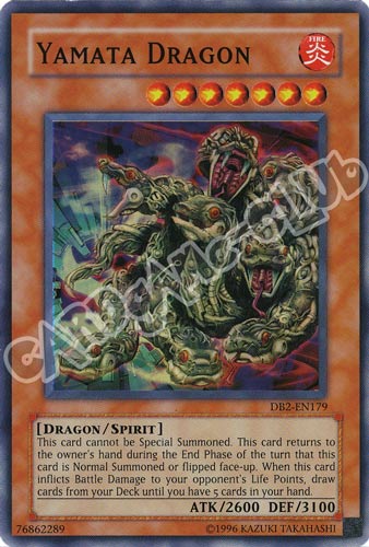 DB2-EN179 Yamata Dragon super rara (EN) -NEAR MINT-