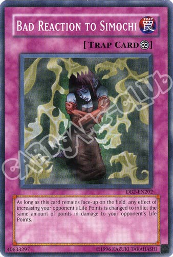 DB2-EN202 Bad Reaction to Simochi comune (EN) -NEAR MINT-