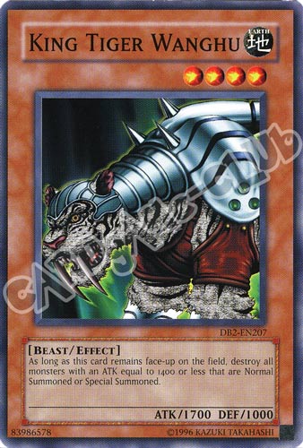 DB2-EN207 King Tiger Wanghu comune (EN) -NEAR MINT-