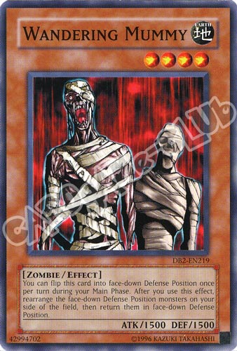 DB2-EN219 Wardering Mummy comune (EN) -NEAR MINT-
