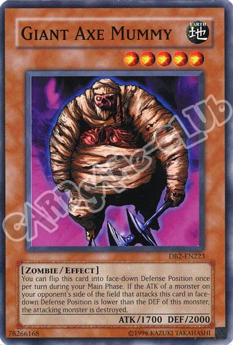 DB2-EN223 Giant Axe Mummy comune (EN) -NEAR MINT-