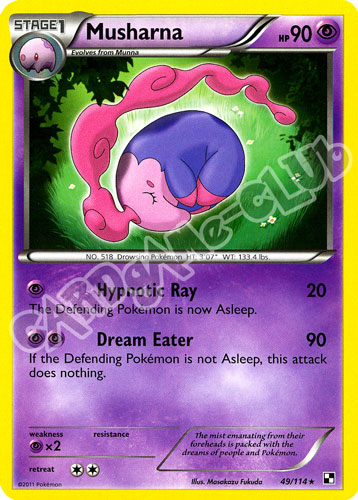 049 / 114 Musharna rara (EN) -NEAR MINT-