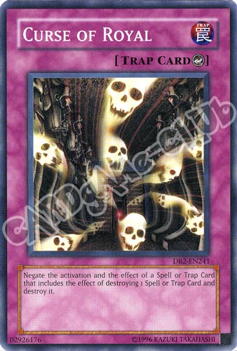 DB2-EN241 Curse of Royal comune (EN) -NEAR MINT-