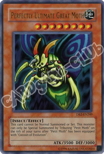 DB2-EN249 Perfectly Ultimate Great Moth ultra rara (EN) -NEAR MINT-